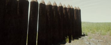 Оборонительная стена или забор-частокол в The Forest